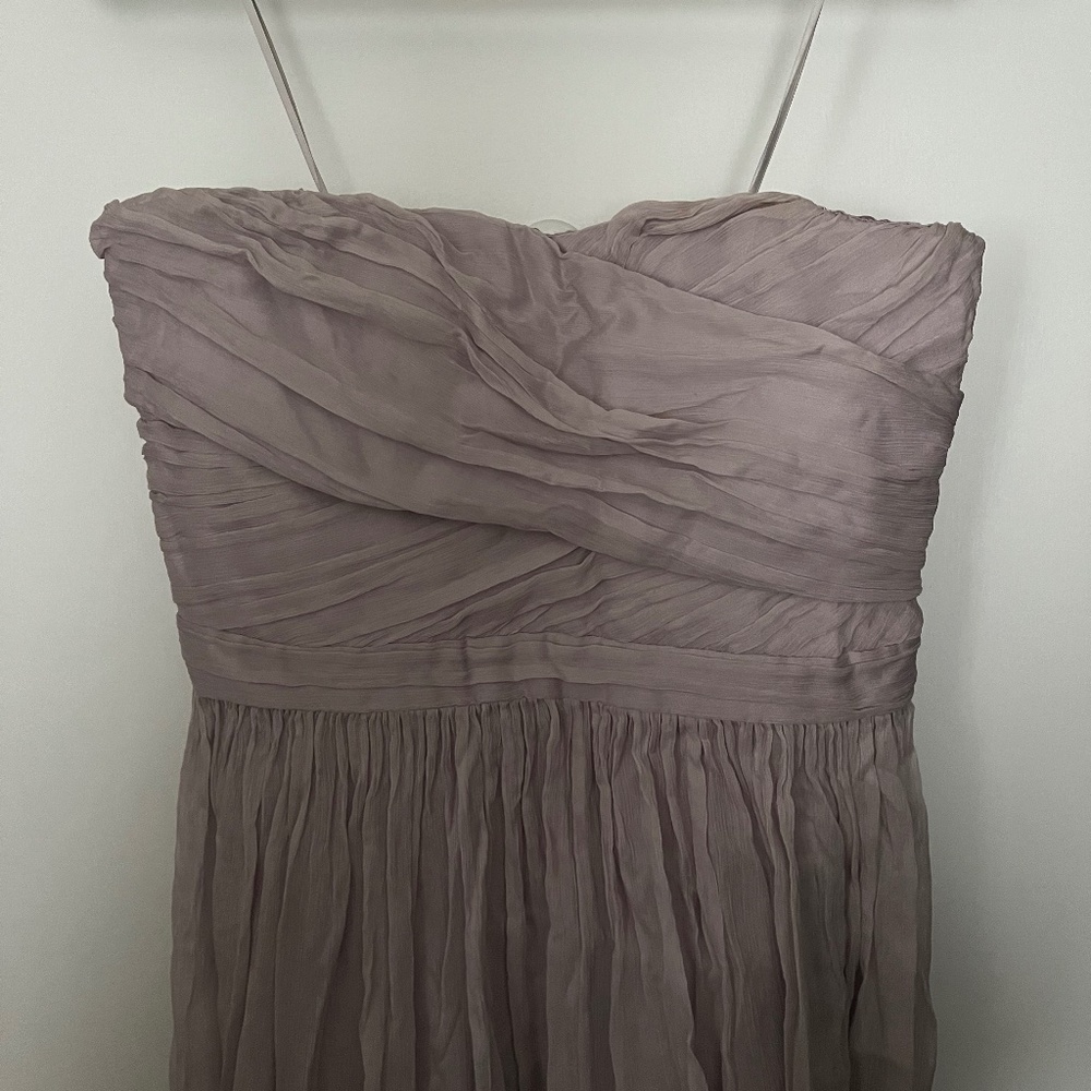 MUST GO J.Crew Arabelle Long Silk Chiffon Dress Size 6